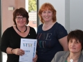 Ruth Karr, Edith Schäfer und Carmen Gretschuskin
